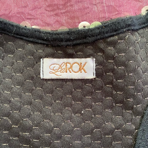 LaRok Racer Back Sequined Top - Picture 3 of 4